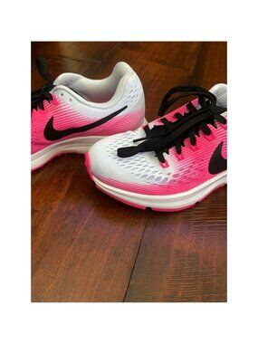 Nike Womens Air Zoom Pegasus 34 Pink Black White Running Shoe Size 6